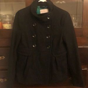 Preowned Old Navy pea coat, black